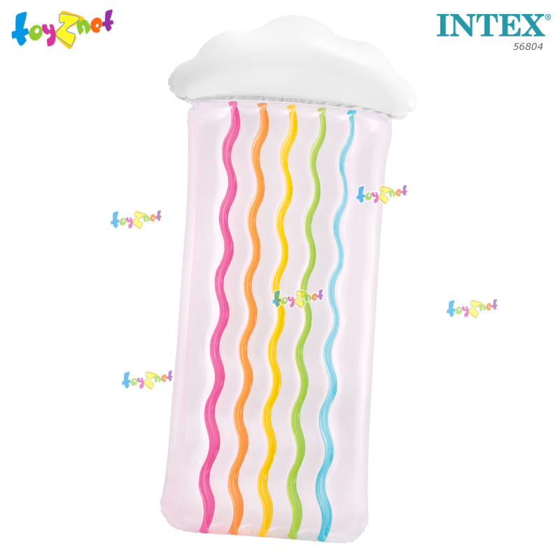 Intex ส่งฟรี แพยางเป่าลม แพเป่าลม ลายเมฆสายรุ้ง เรนโบว์ คลาวด์ 1.80x0.86x0.25 ม. รุ่น 56804