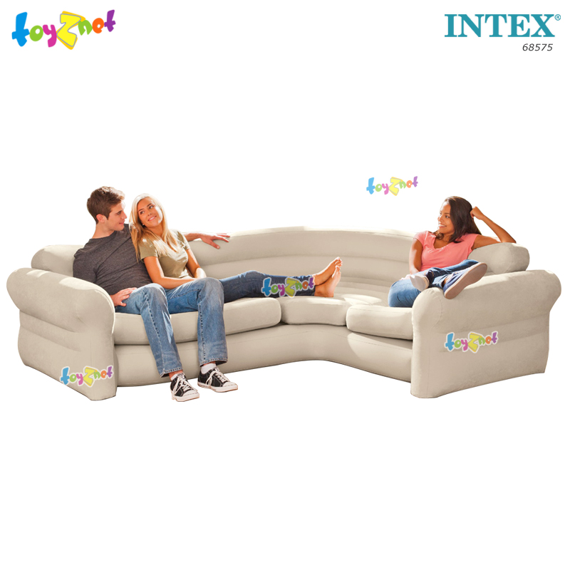 Intex Corner Comfort Sofa 2.57x2.03x0.76 m. no.68575