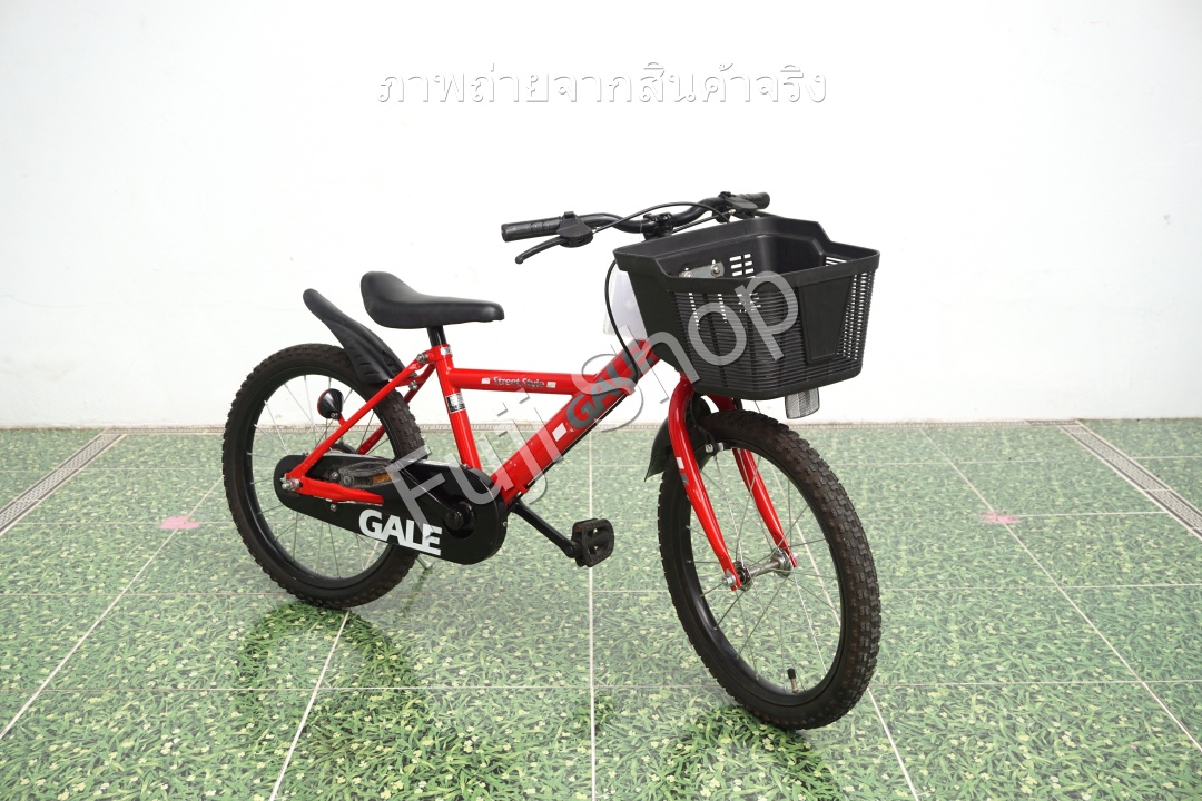 จักรยานเด็กญี่ปุ่น - ล้อ 18 นิ้ว - ไม่มีเกียร์ - สีแดง [จักรยานมือสอง]