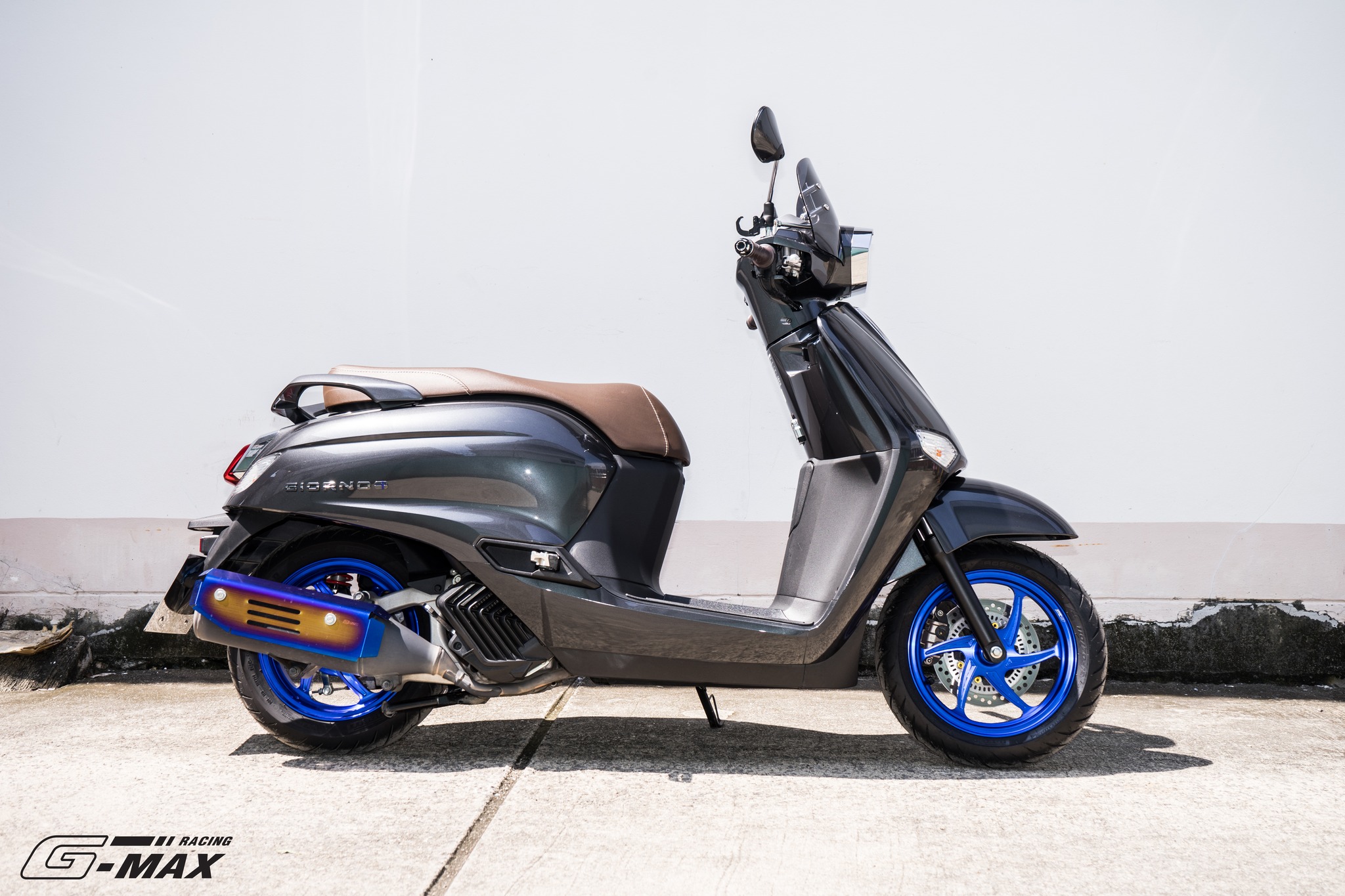 ล้อแม็ก G-MAX RACING GIORNO+ ABS/CBS (ขอบ12) GTR THAILAND แดง - ทอง - เขียว - น้ำเงิน - ส้ม - ม่วง - ชมพู ราคา 7,900 บาท/คู่