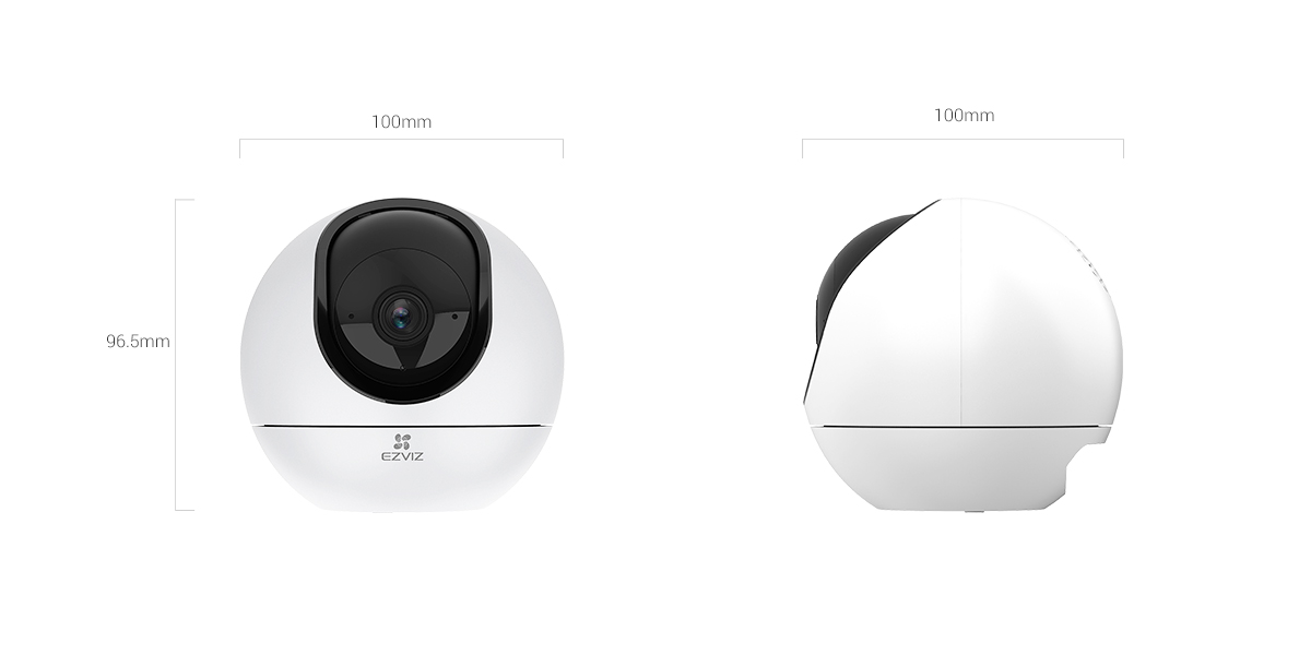 EZVIZ C6 กล้องวงจรปิดระบบ IP WIFI 4 MP Indoor Smart Home Camera มีไมค์และลำโพงในตัว BY BILLIONAIRE SECURETECH EZVIZ C6