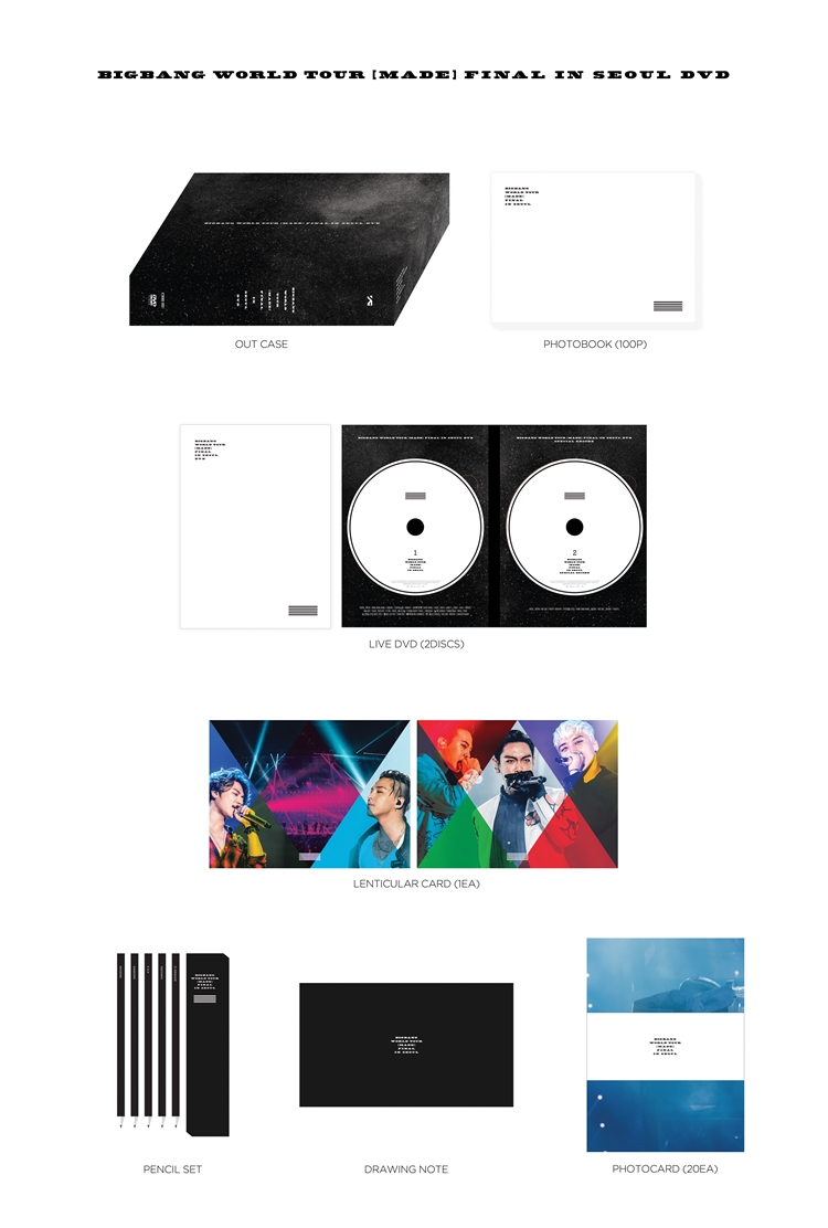 [PRE-ORDER] BIGBANG - BIGBANG WORLD TOUR [MADE] FINAL IN SEOUL (2DVD)
