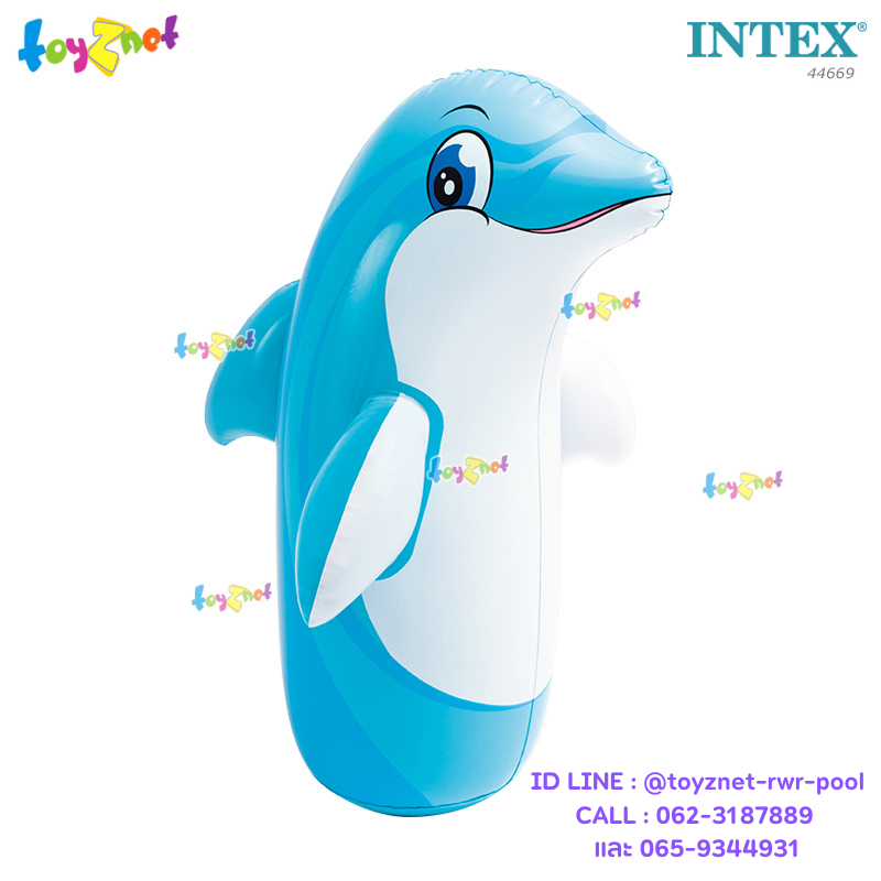 Intex 3-D Bop Bag 36in (91 cm.) Dolphin no.44669