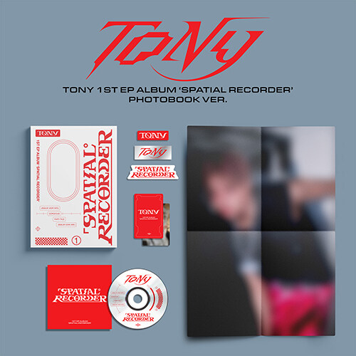 [PRE-ORDER] TONY - 1st EP Album "SPATIAL RECORDER" (PHOTOBOOK ver.)