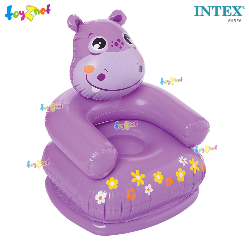 Intex Happy Animal Chair 0.65x0.64x0.74 m. Hippo no.68556