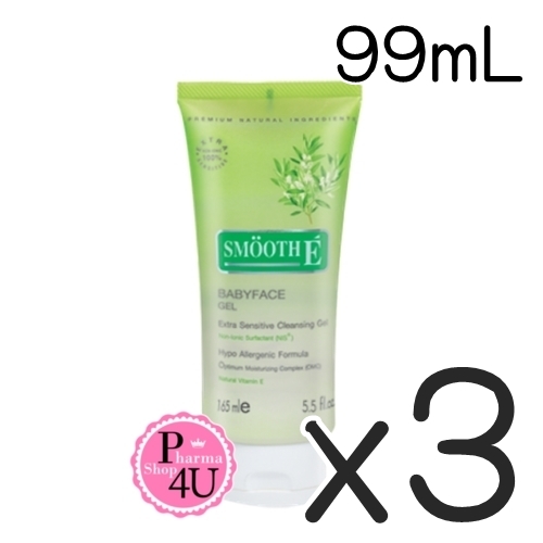 (ซื้อ3 ราคาพิเศษ) Smooth-E Babyface Gel 99mL สมูท อี เบบี้เฟซ เจล (เจลล้างหน้าสูตรไม่มีฟอง)