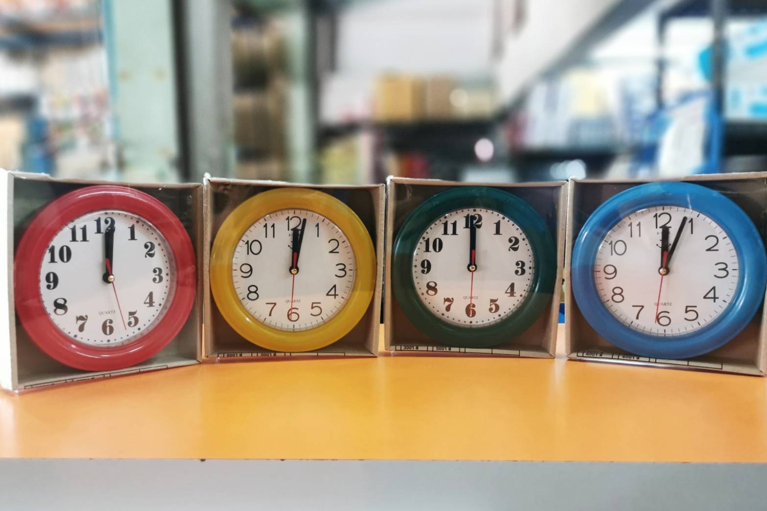 นาฬิกาแขวน 7 นิ้ว ขอบสี J-Time JW-3001,4001