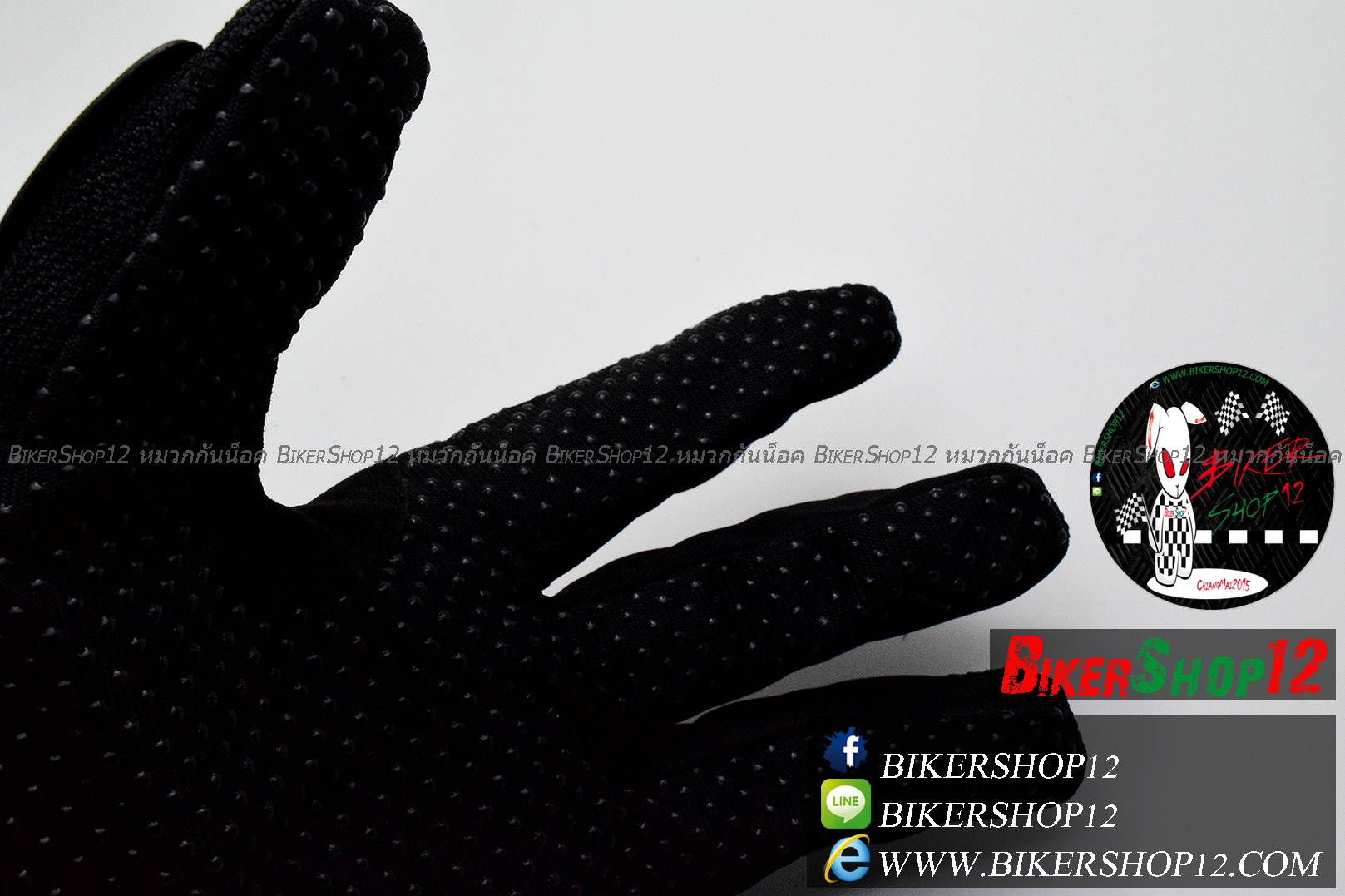 ถุงมือpro-biker สีดำ (ราคาพิเศษ)