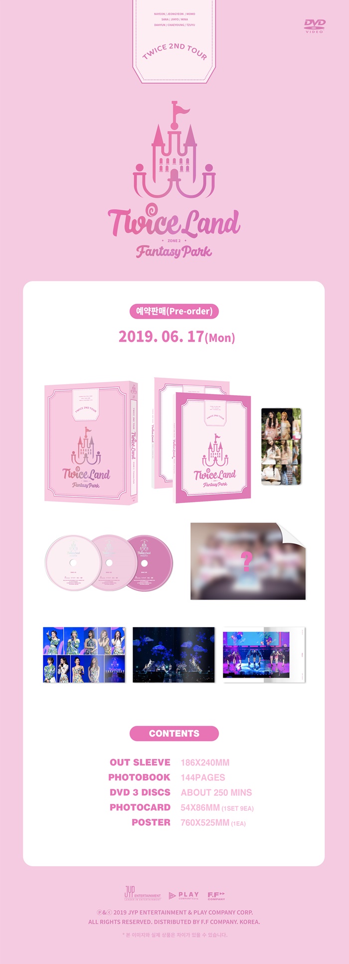 [PRE-ORDER] TWICE - 2ND TOUR "TWICELAND ZONE 2：FANTASY PARK" (3DVD)