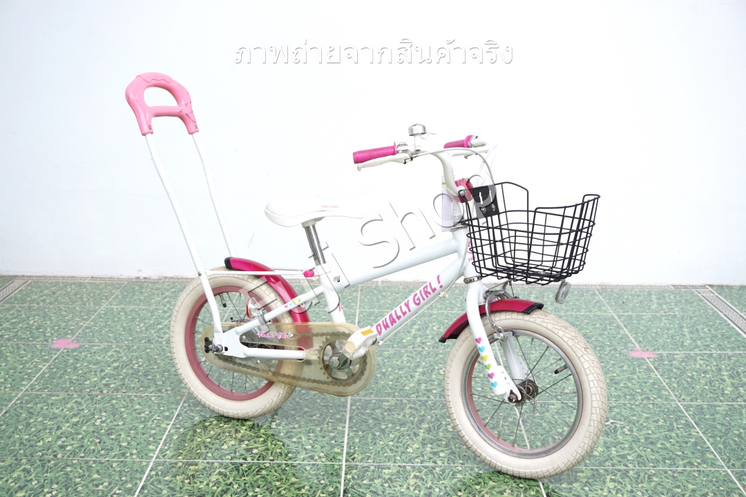 จักรยานเด็กญี่ปุ่น - ล้อ 14 นิ้ว - ไม่มีเกียร์ - สีชมพู [จักรยานมือสอง]