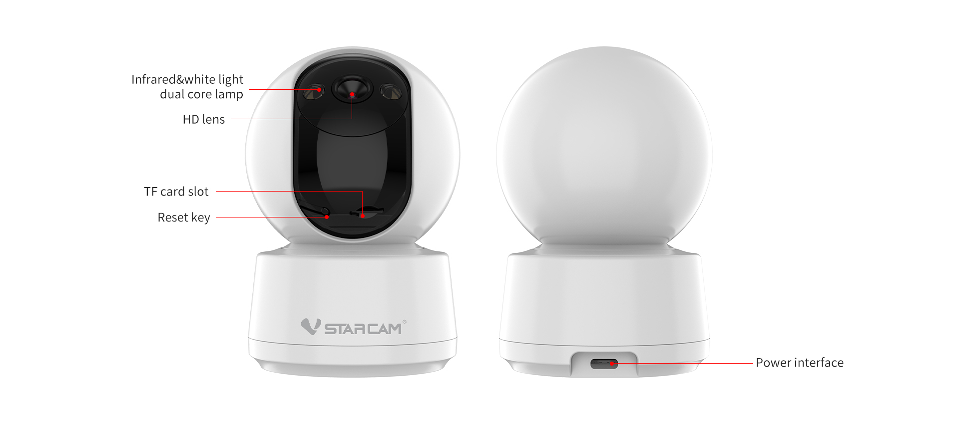 Vstarcam C994 กล้องวงจรปิดระบบ IP WIFI 2 MP Color Night Vision มีไมค์และลำโพงในตัว BY BILLIONAIRE SECURETECH C994