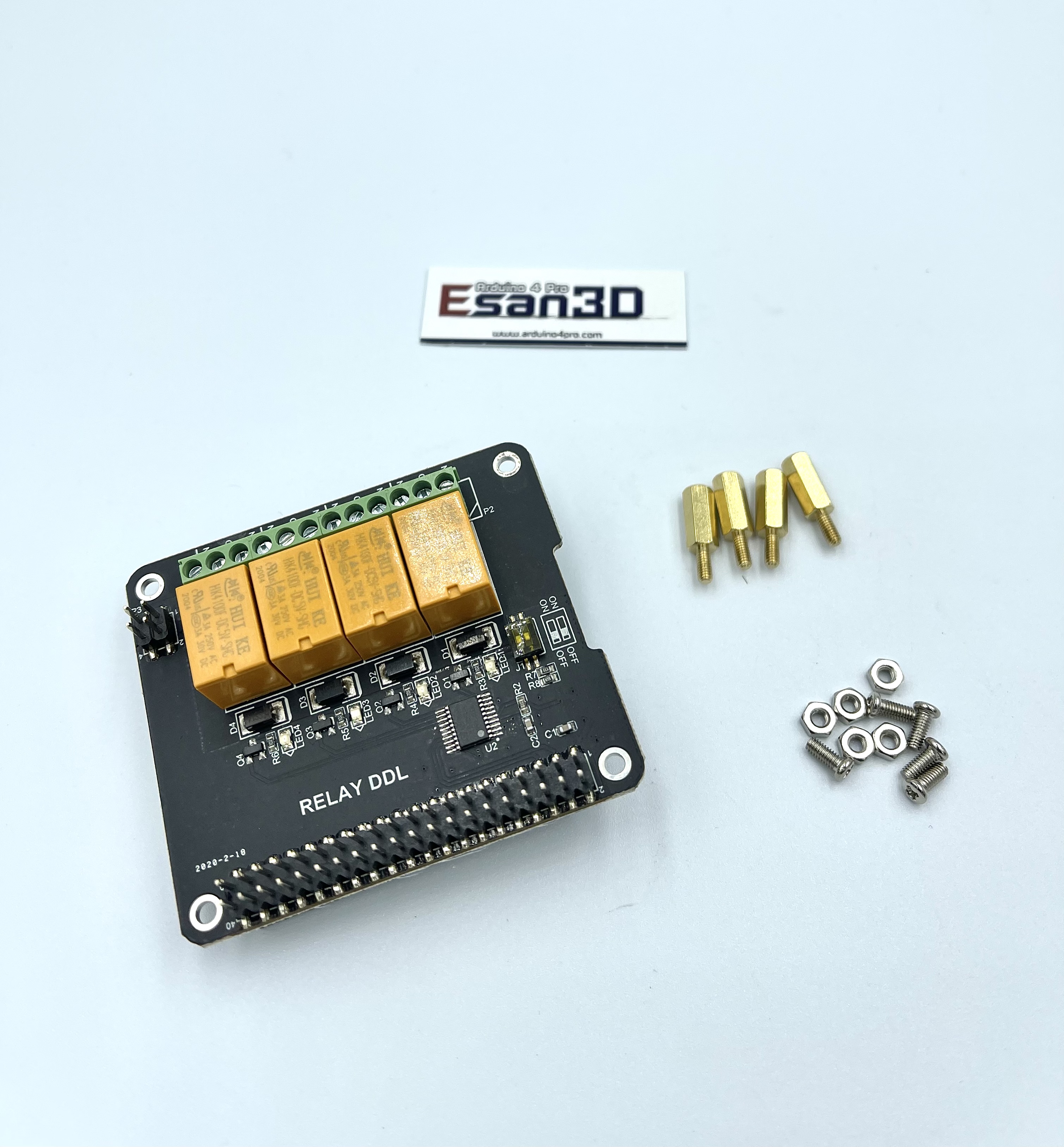 4 Channel Relay Hat