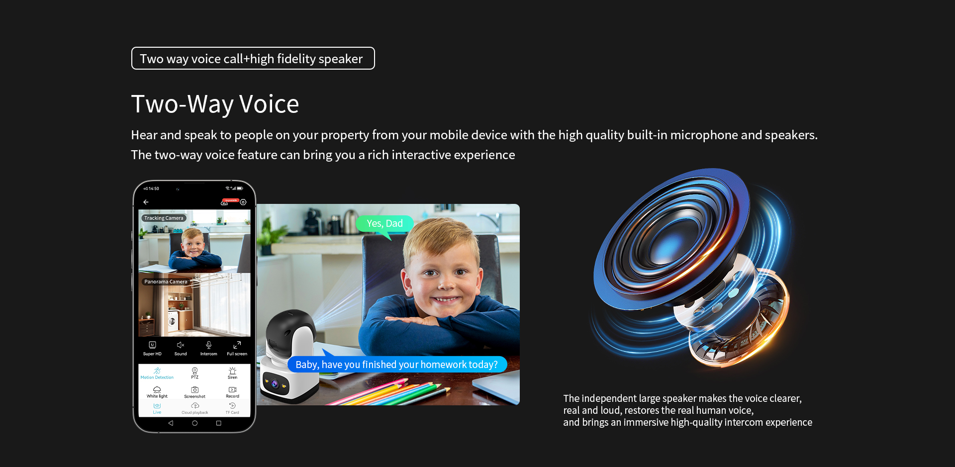 Vstarcam CS995DR กล้องวงจรปิดระบบ IP WIFI 2 MP Color Night Vision กล้องเลนส์คู่ มีไมค์และลำโพงในตัว BY BILLIONAIRE SECURETECH CS995DR