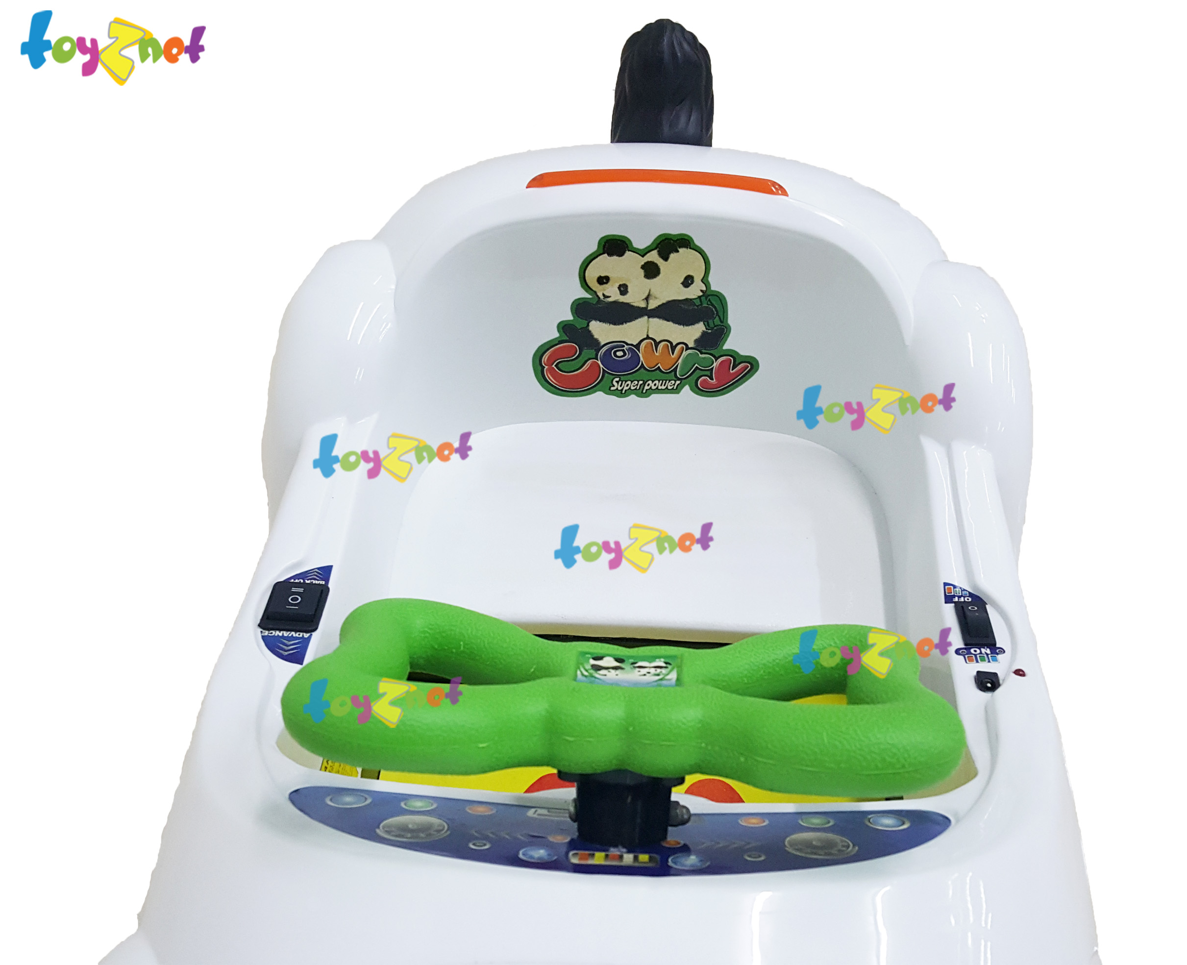 Toyznet ส่งฟรี รถแบตเตอรี่บังคับวิทยุลายหมีแพนด้า รุ่น 1693