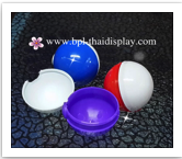 ลูกบอลพลาสติกทรงกลม คละสี
