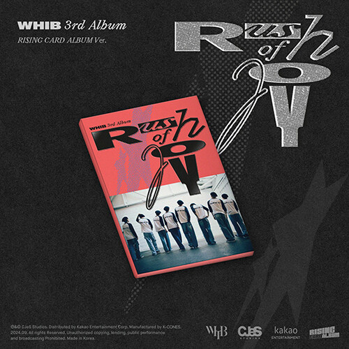 [PRE-ORDER] WHIB - 3rd Single Album "Rush of Joy" (RISING ver.)