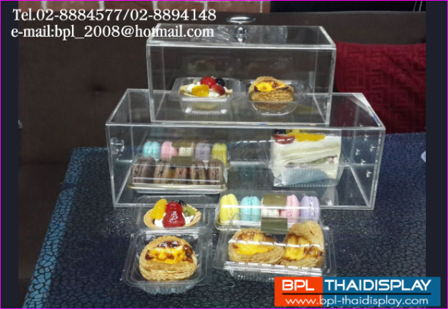 กล่องใส่ขนมเค้ก รุ่นมีลิ้นชัก