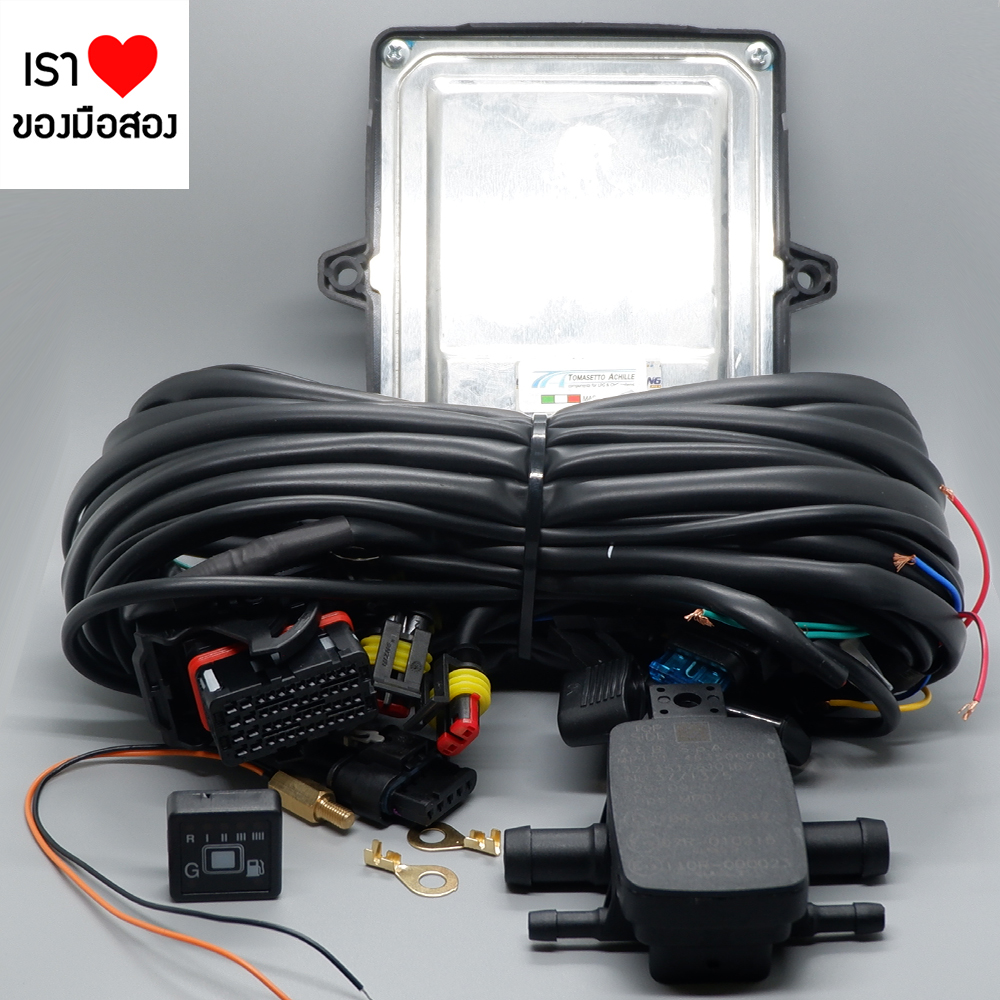 มือ 2 ชุดแก๊ส AEB 4 สูบ (สายไฟ 4 สูบใหม่ /แม๊ปใหม่/ สวิตแก๊สใหม่ / เทมหม้อต้มใหม่)