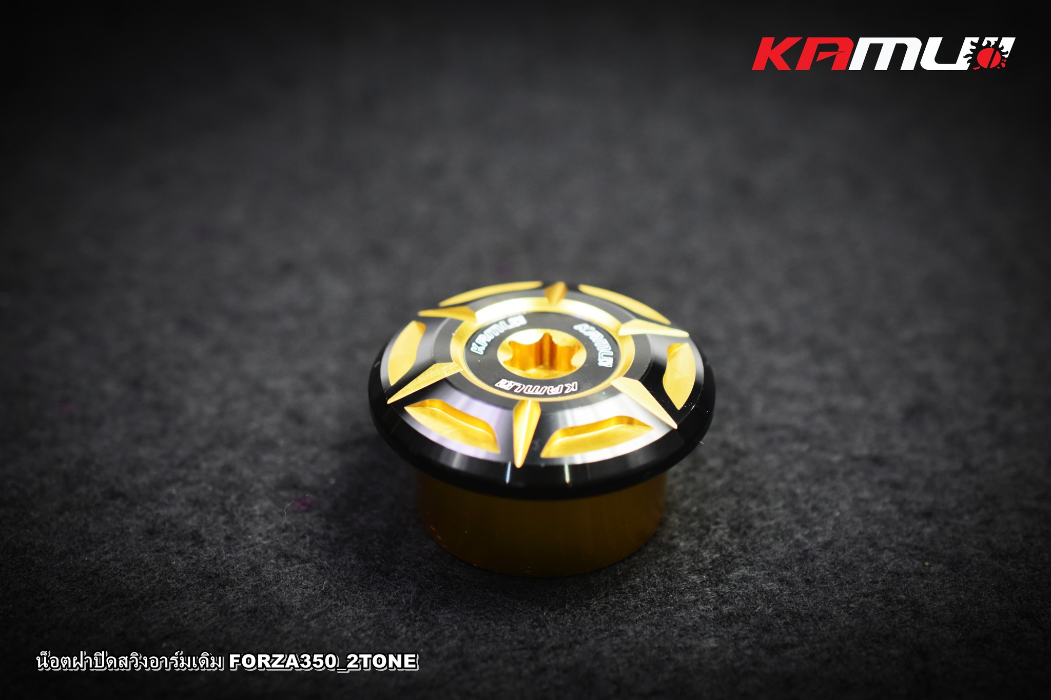 น็อตฝาปิดสวิงอาร์มเดิม KAMUI 2-TONE Forza-350 ราคา 650 บาท