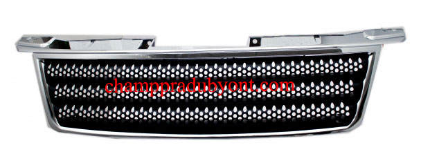 กระจังหน้า ISUZU D-MAX 07-11 โครเมี่ยม-ดำ