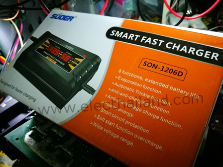 S2xx:เครื่องชาร์จแบต SON-1210D+ 12โวลท์/10แอมป์ สำเนา