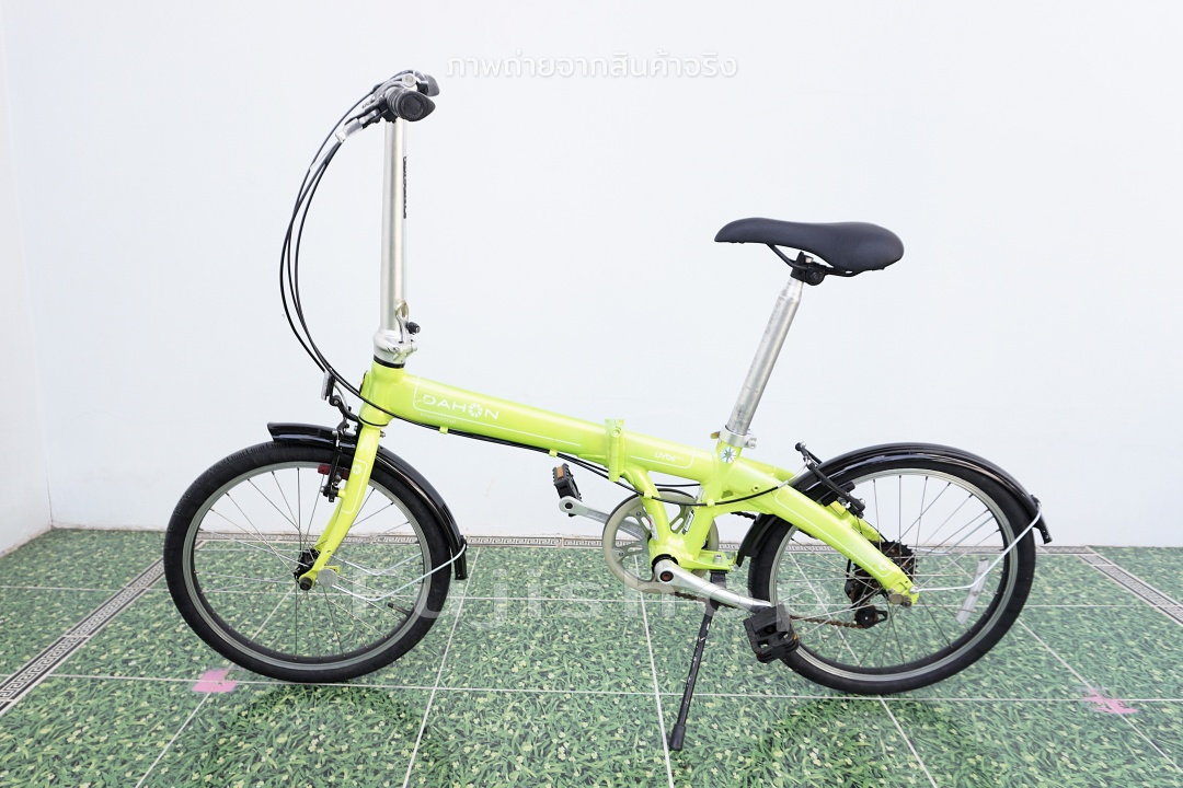จักรยานพับได้ญี่ปุ่น - ล้อ 20 นิ้ว - เกียร์ 7 สปีด - อลูมิเนียม - Dahon Vybe D7 - สีเขียว [จักรยานมือสอง]