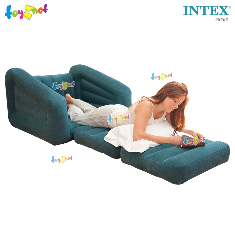 Intex Pull-Out Chair 1.09x2.18x0.66 m Green no.68565