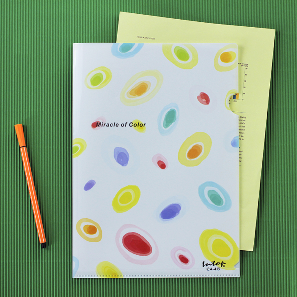 แฟ้มซอง A4 พิมพ์ลาย Miracle of Color