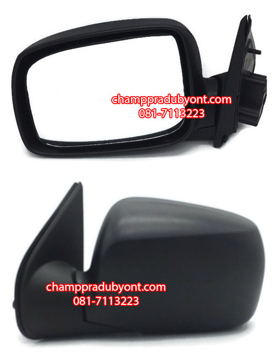 กระจกมองข้างปรับมือ ISUZU D-MAX 02-06 ดำ