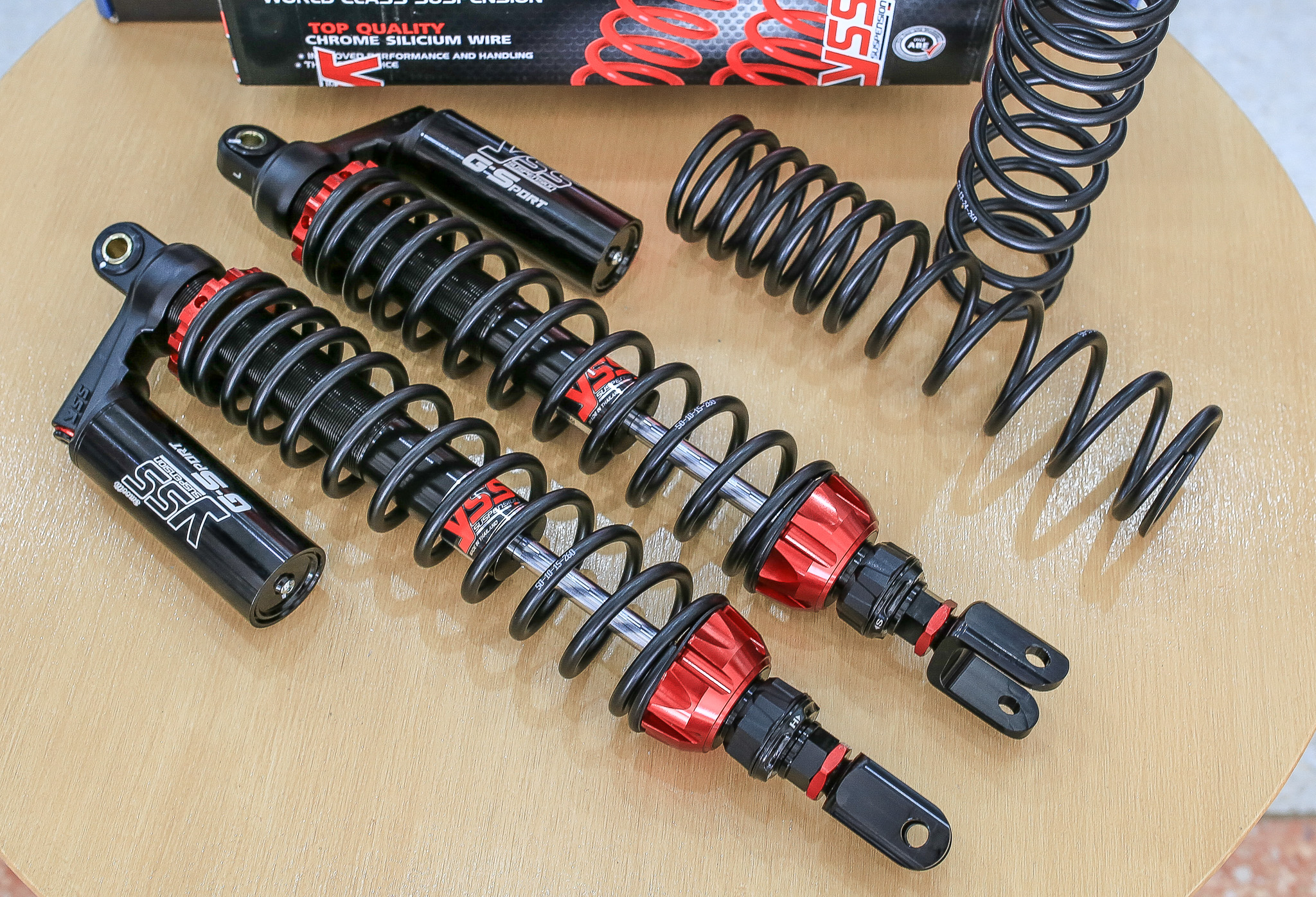 โช็ค YSS NEW FORZA 300-350 Smooth TG302-430TRL-03-888A BLACK SERIES G-SPORT ทุกรุ่นแถมสปิงแข็งมาให้ 1คู่