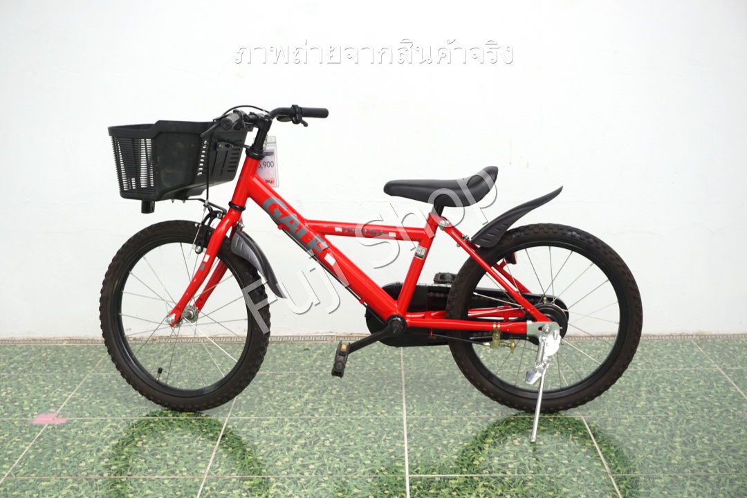 จักรยานเด็กญี่ปุ่น - ล้อ 18 นิ้ว - ไม่มีเกียร์ - สีแดง [จักรยานมือสอง]