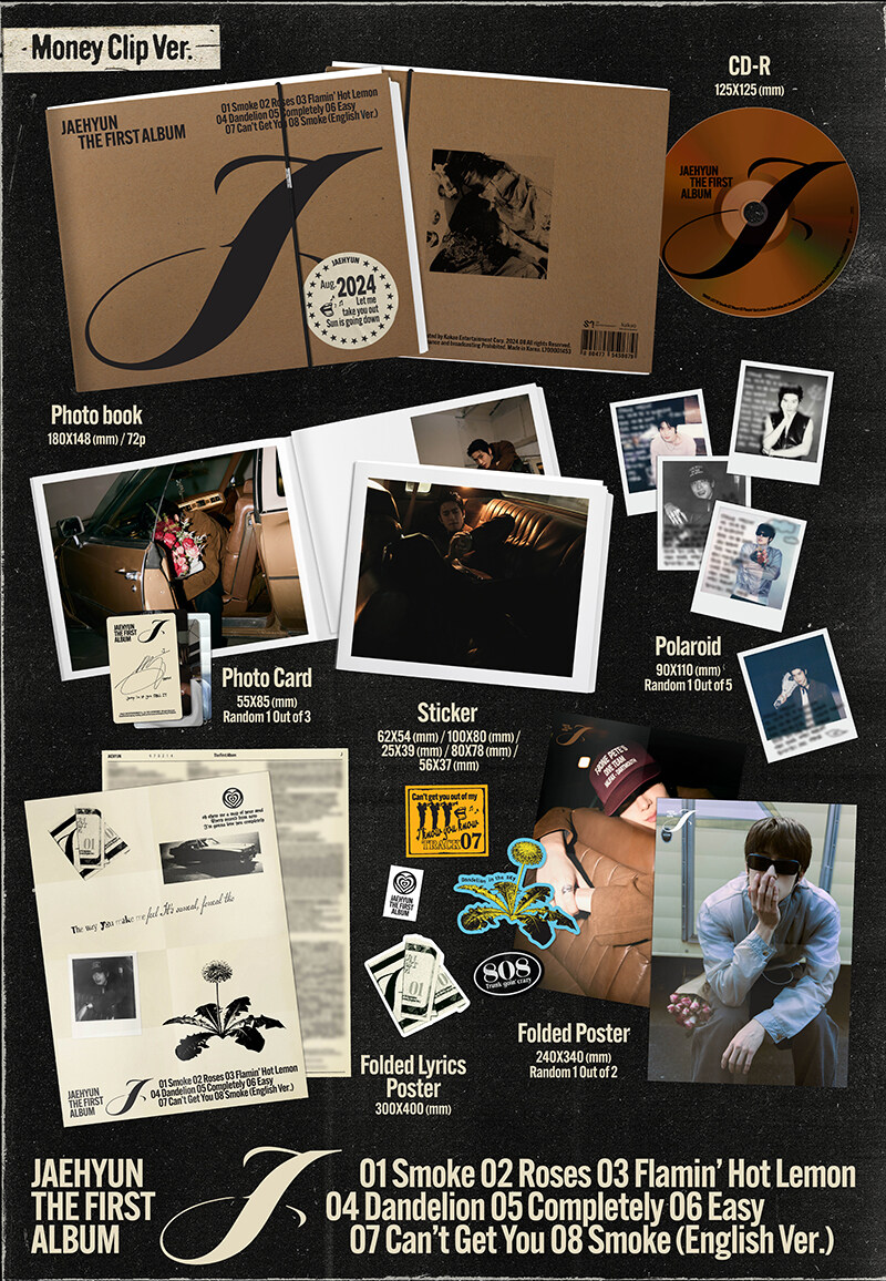 [PRE-ORDER] JAEHYUN - 1st Album "J" (Money Clip Ver.)