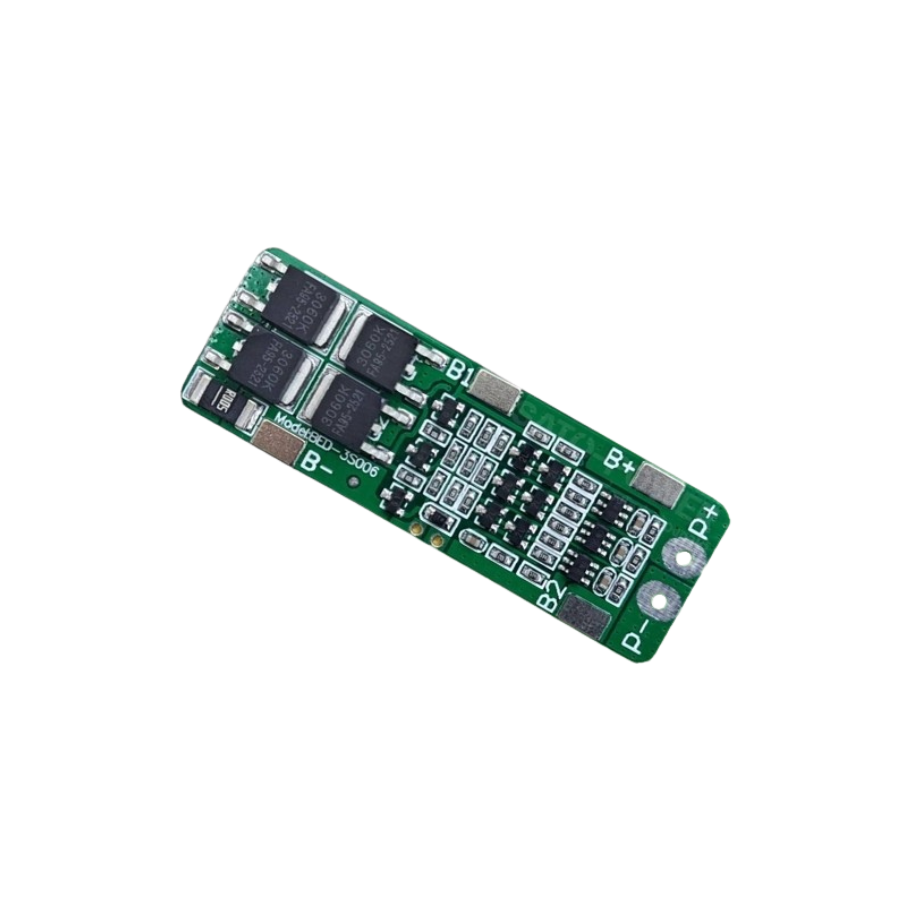 Battery Management System (BMS) BMS Li-ion 3S 18650 3.7V 12A แผ่นบอร์ดโมดูลป้องกันแบตเตอรี่