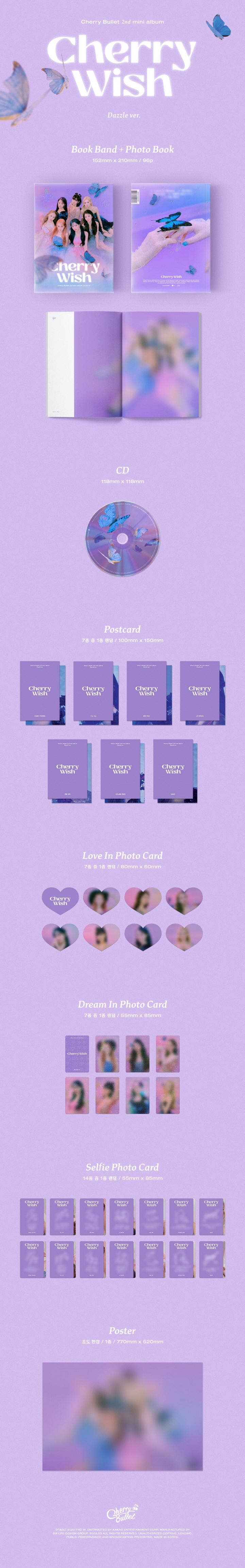 [PRE-ORDER] Cherry Bullet - 2nd Mini Album "Cherry Wish"