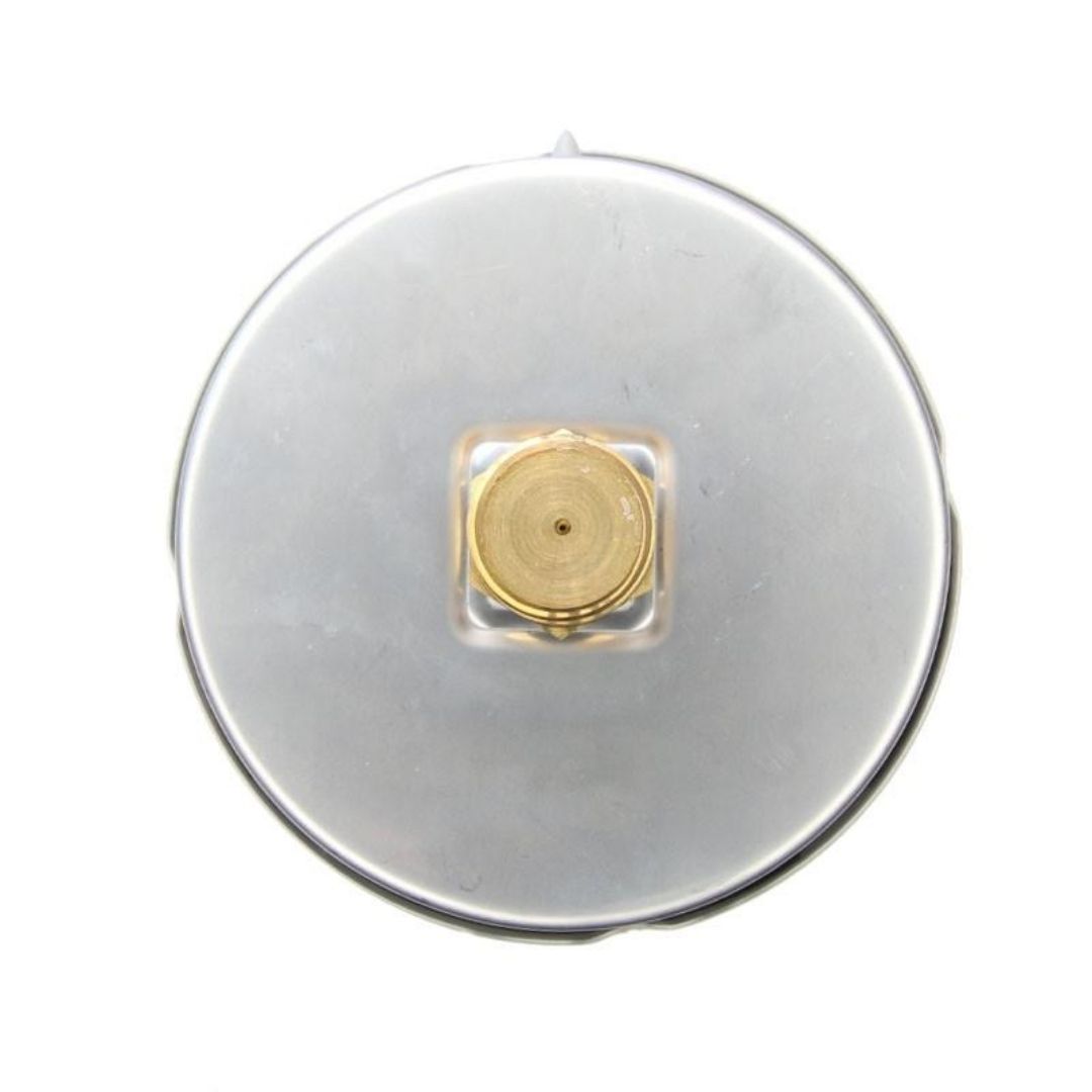 Pressure Gauge เกจวัดแรงดัน หน้าปัด 2.5 นิ้ว เกลียวทองเหลือง ออกหลัง 1/4 นิ้ว NPT ยี่ห้อ OCTA