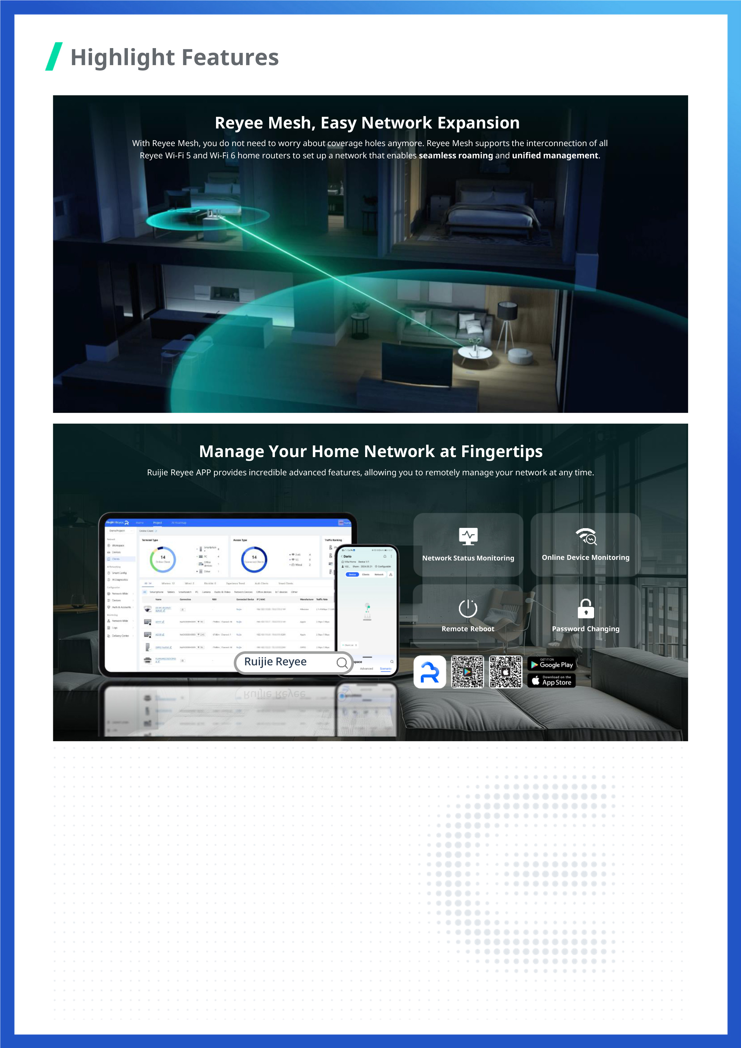 RUIJIE RG-EW3000GX CLOUD ROUTER Wi-Fi 6, 3000Mbps, Dual-WAN, Dual Band 2.4/5GHz BY BILLIONAIRE SECURETECH RG-EW3000GX