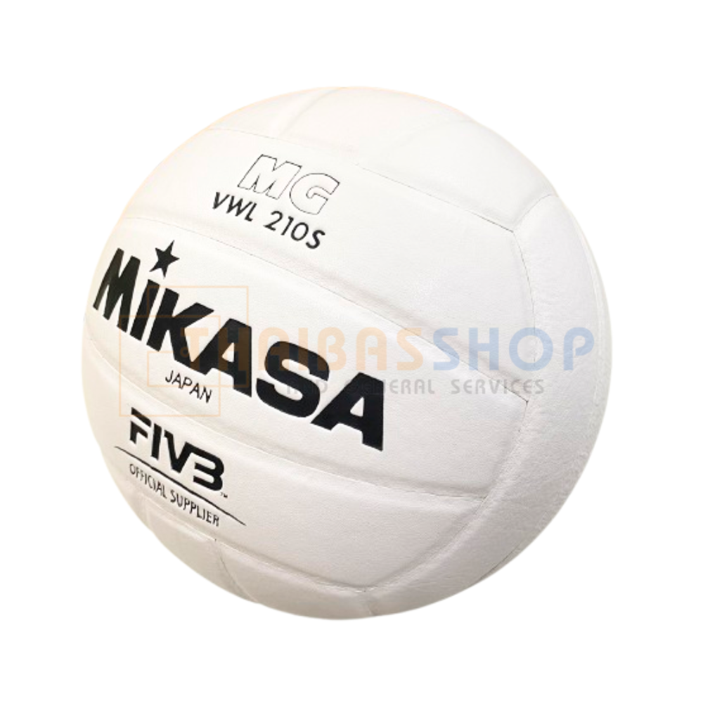 (ของแท้ 100%) วอลเลย์บอล Mikasa VWL210S ลูกวอลเลย์บอล Size 5 หนังอัด หนังสังเคราะห์ High Grade Synthetic Leather สีขาว มี มอก.