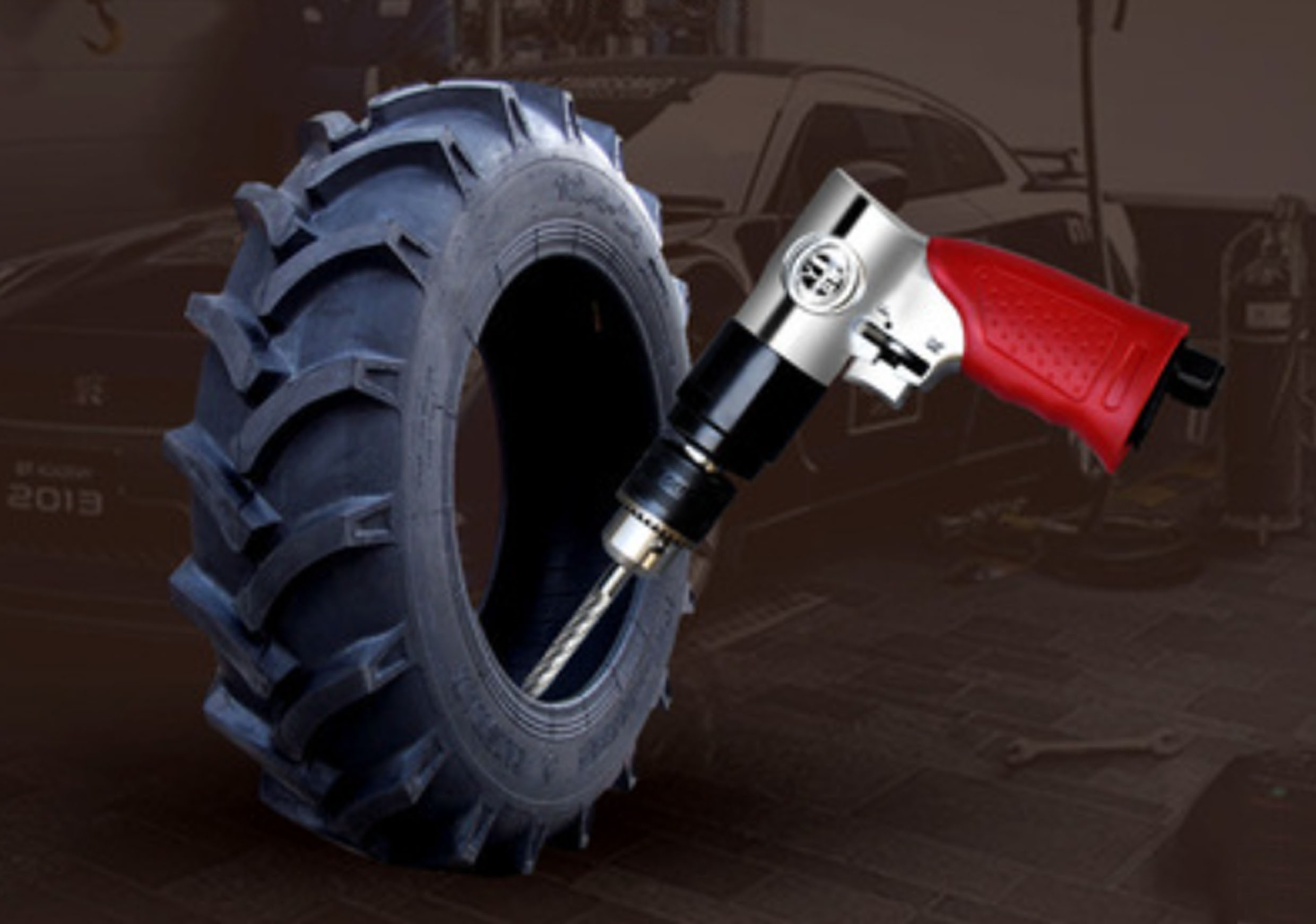 เครื่องมือเจียรยาง ระบบลม สว่านลม อุปกรณ์ปะยางรถยนต์