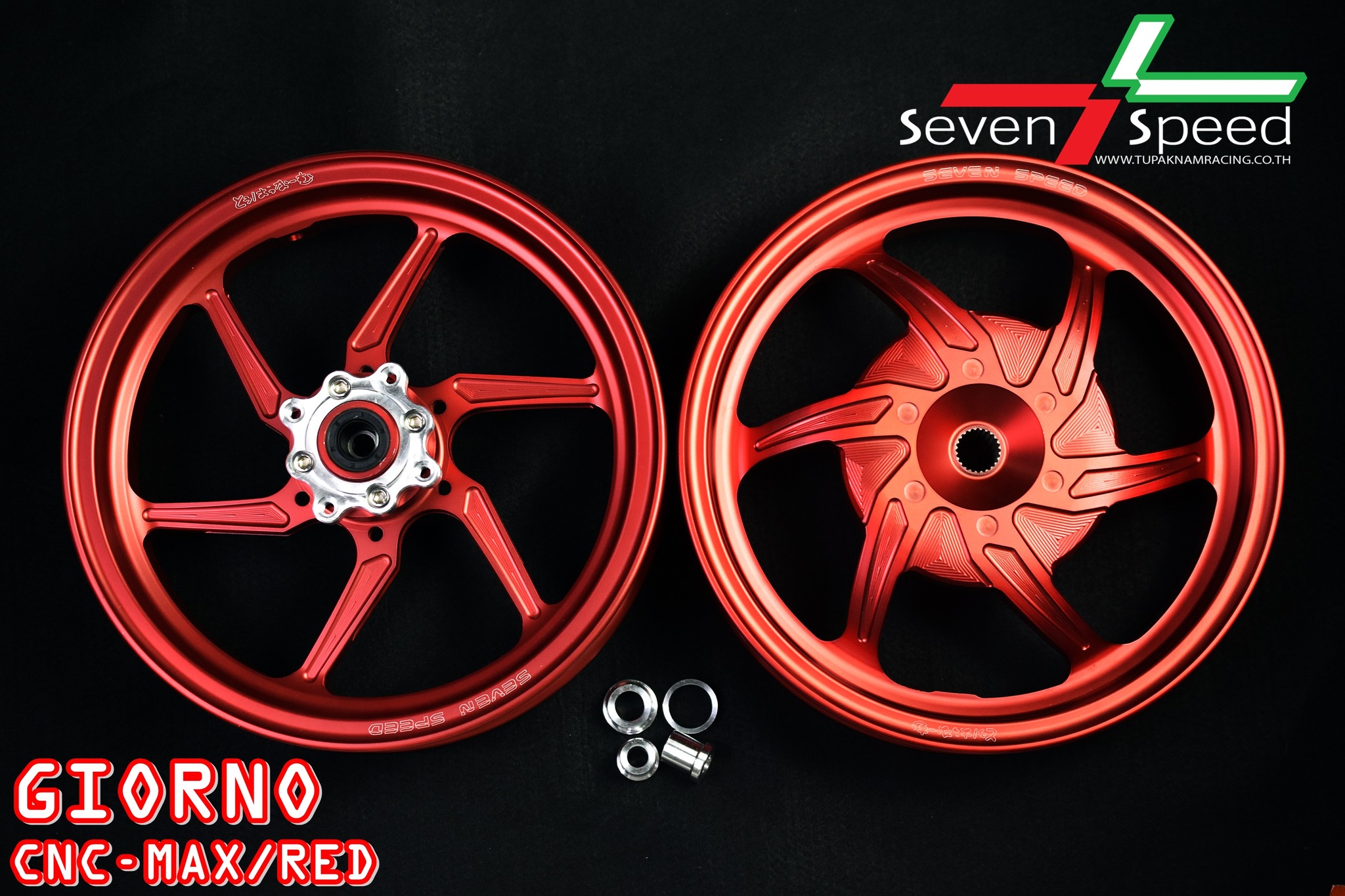 ล้อแม็ก Cnc Seven speed ตรงรุ่น Honda Giorno+