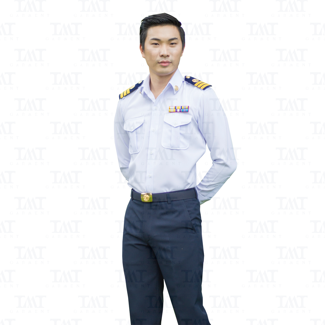 ชุดเครื่องแบบปฏิบัติการครูเอกชน-ชาย แขนยาว