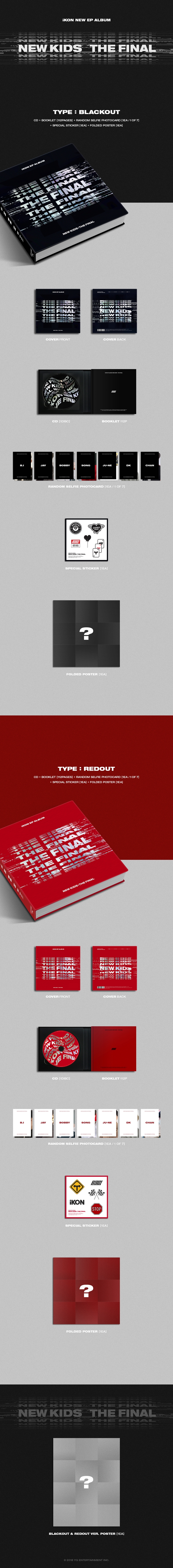 [PRE-ORDER] IKON - EP Album "NEW KIDS : THE FINAL" (Random Cover - สุ่มปก)