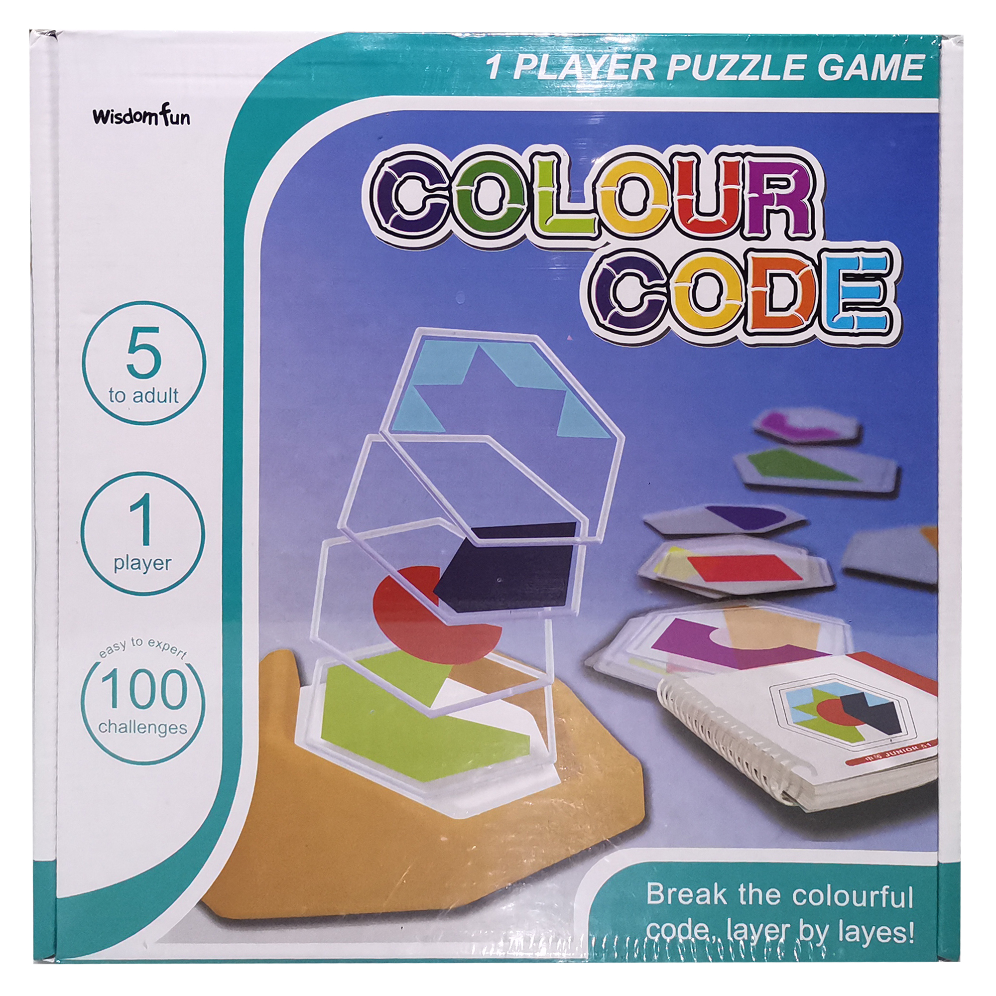 Game Puzzle Colour Code Layer Card Toy เกมปริศนา 2D ฝึกความคิด พัฒนาIQ สมาธิ