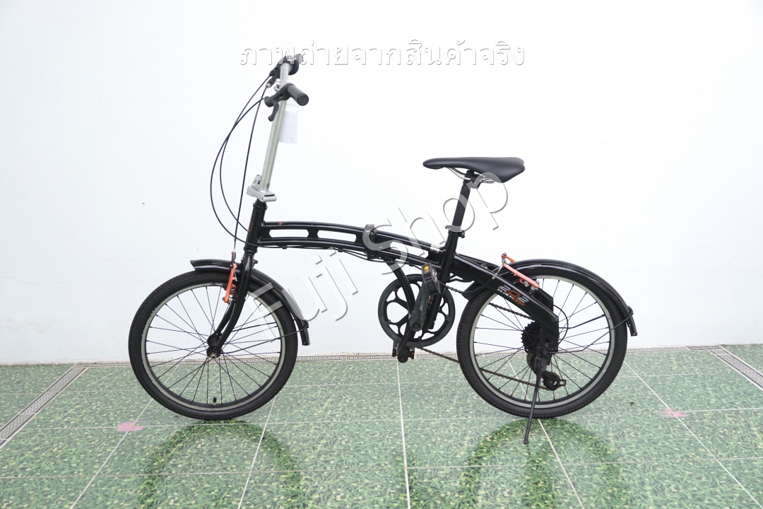 จักรยานพับได้ญี่ปุ่น - ล้อ 20 นิ้ว - มีเกียร์ - อลูมิเนียม - Doppelganger - สีดำ [จักรยานมือสอง]
