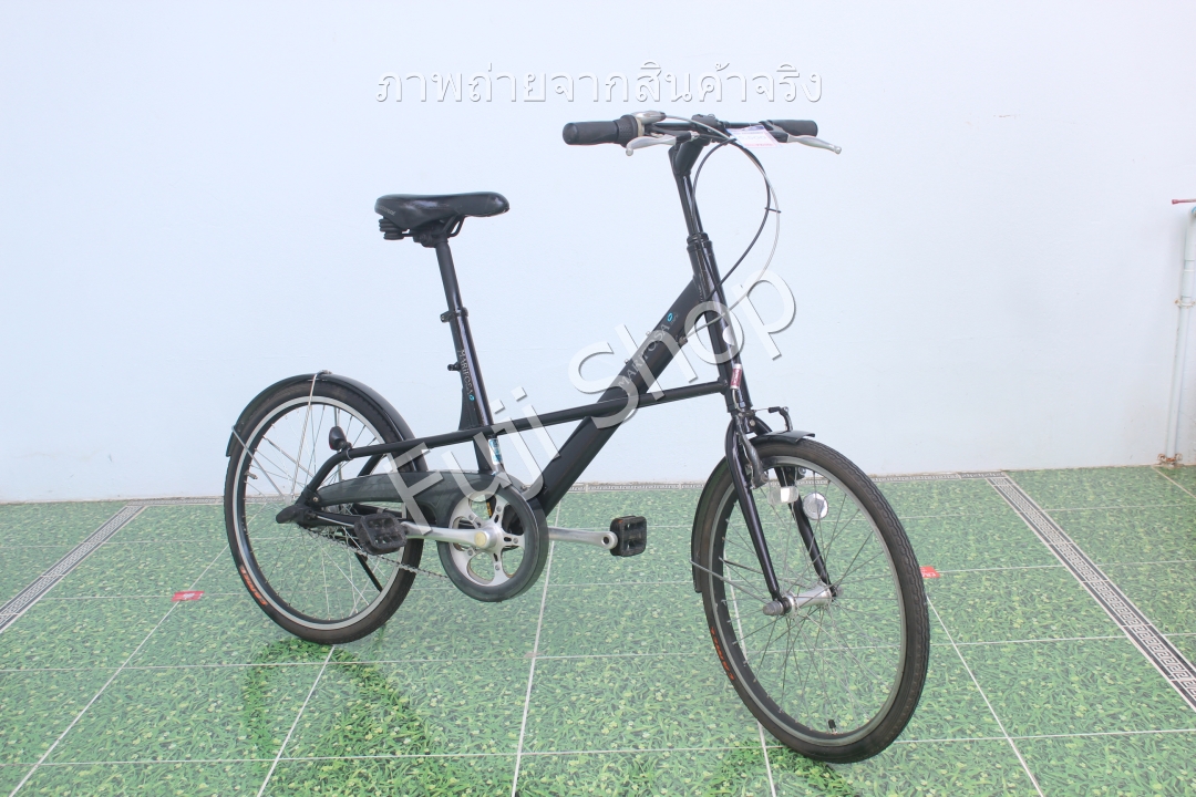 จักรยานญี่ปุ่น - ล้อ 20 นิ้ว - มีเกียร์ - อลูมิเนียม - Bridgestone Mariposa Mini- สีดำ [จักรยานมือสอง]