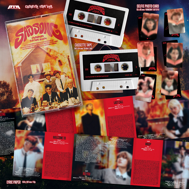 [PRE-ORDER] P1Harmony - 7th Mini Album "SAD SONG" (CASSETTE TAPE ver.)