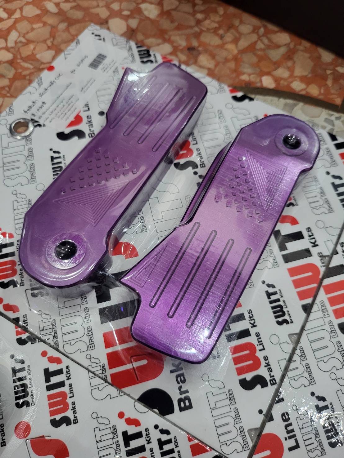 พักเท้าหลัง SWITS /CNC GIORNO125