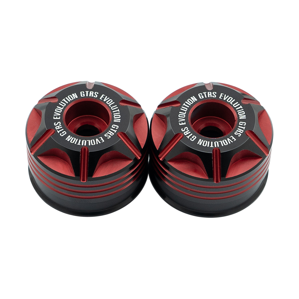 น็อตปลายแฮนด์ ทูโทน CNC GTR V2 GIORNO+ CLICK160 31x22 mm มี8สี ดำแดง ดำทอง ดำเทา ดำเขียว ดำน้ำเงิน ดำส้ม ดำม่วง ดำชมพู ราคา520