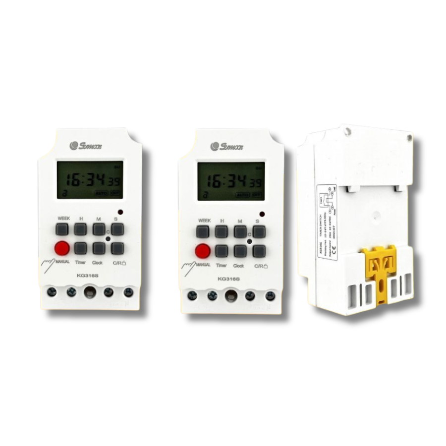 Sunmoon Digital Timer Switch KG316S (DC12-24V , AC220V) ตั้งค่าเป็นวินาที เครื่องตั้งเวลาเปิดปิด ทามเมอร์สวิทซ์ ไทม์เมอร์สวิทช์ รุ่น KG316S SUNMOON