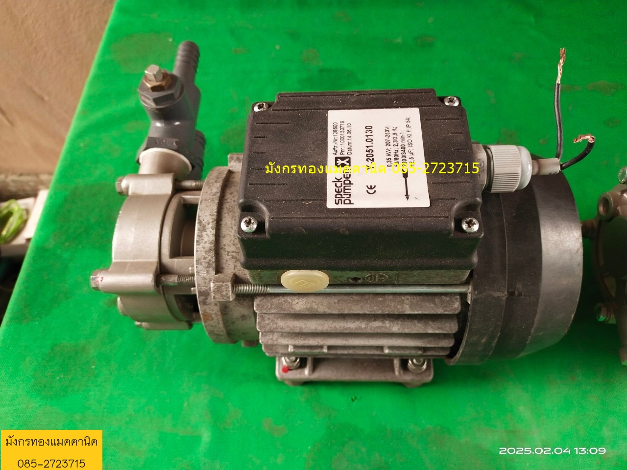 ปั๊มน้ำ ปั๊มอเนกประสงค์ speck pumpen ขนาด 350 วัตต์ ใช้ไฟบ้าน 207-253V รอบ 2800 rpm หัวปั๊มสแตนเลส