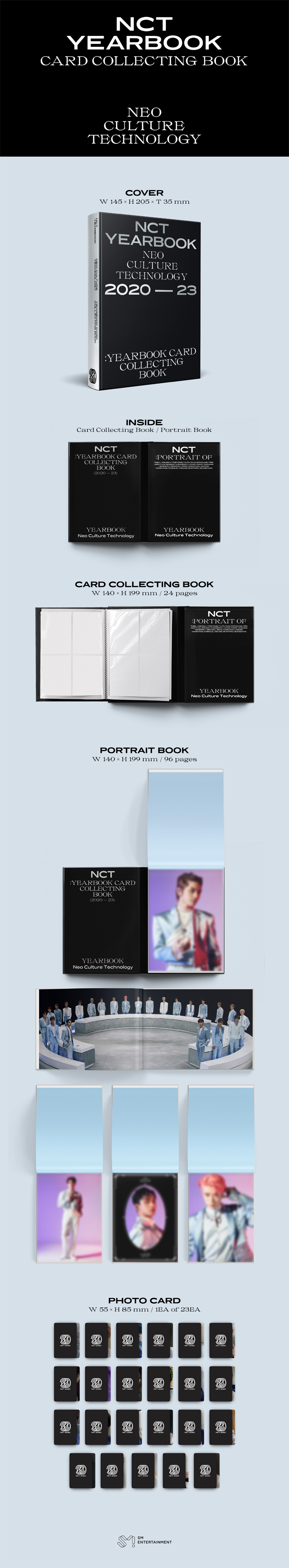 [PRE-ORDER] NCT - NCT YEARBOOK CARD COLLECTING BOOK "NEO CULTURE TECHNOLOGY 2020-23"